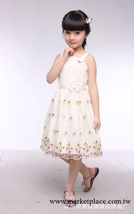 【廠傢直銷】供應2012夏季時尚新款童裝雪紡吊帶女童連衣公主裙工廠,批發,進口,代購