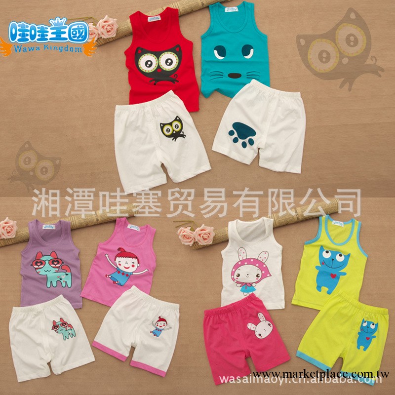 純棉童裝男女童嬰兒衣服裝兒童套裝 可開檔 XTZ081工廠,批發,進口,代購