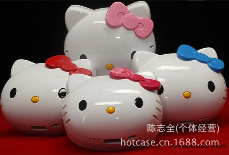 卡通款移動電源hello kitty充電寶蘋果iphone三星8000毫安工廠,批發,進口,代購