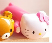 趴式迷你風扇 卡通輕松熊hellokitty 叮當等 便攜式風扇 動漫周邊工廠,批發,進口,代購