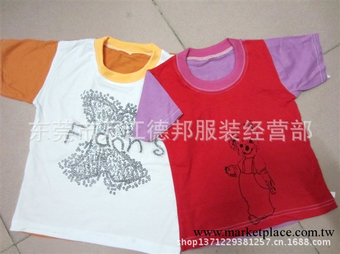 童裝2013 廠傢直銷 先搶先得 童裝雜款短袖純棉T恤工廠,批發,進口,代購