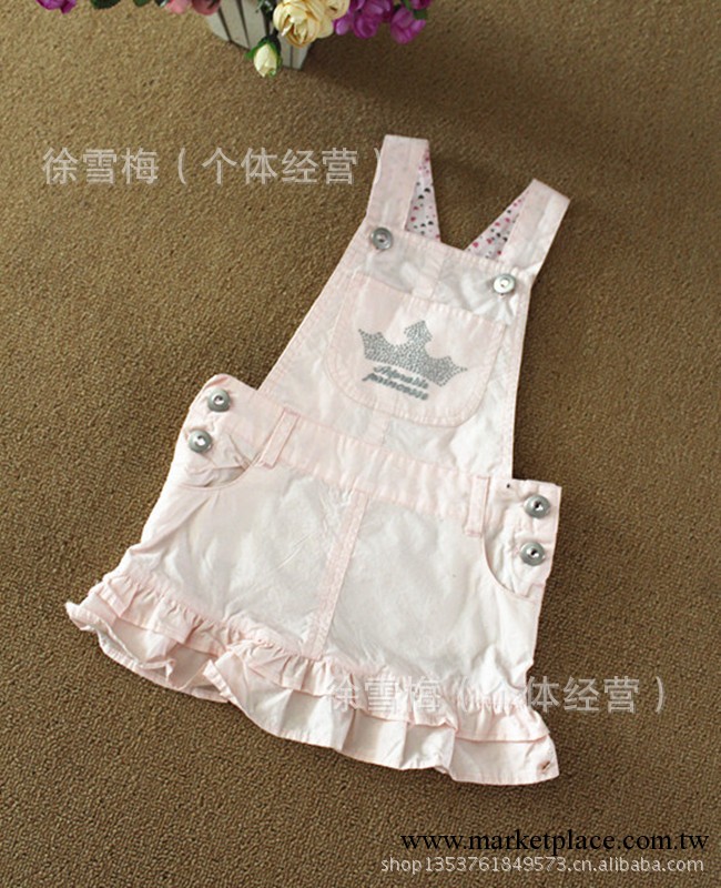 2013新款童裝女童背帶裙梭織面料 歐美外貿原單女童荷葉邊公主裙工廠,批發,進口,代購