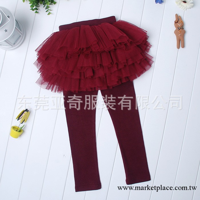 女童打底褲裙2013新款春秋裝韓版童裝蓬蓬裙網紗裙褲 廠傢直批發工廠,批發,進口,代購