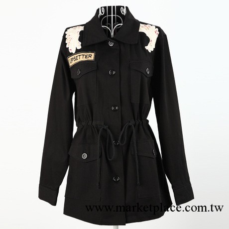 2012最新韓國出口原單軍工裝系列休閑純棉外套 女款上衣工廠,批發,進口,代購