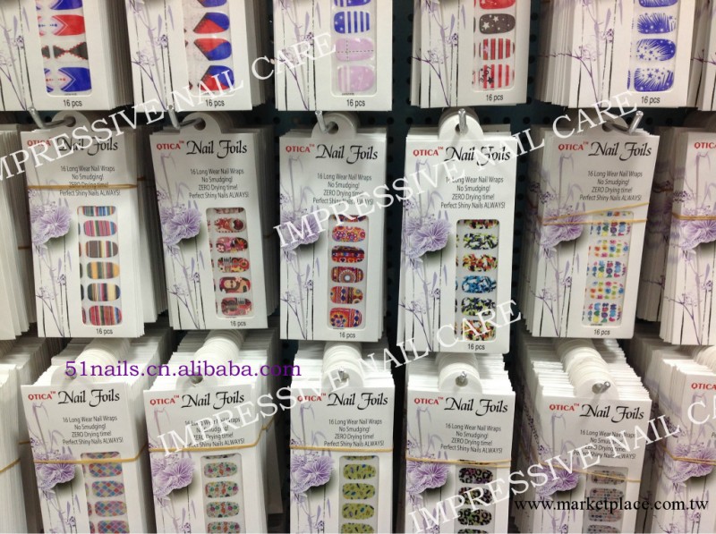 16片新款指甲貼 甲油貼 3D貼花 法式貼 Nail Sticker工廠,批發,進口,代購