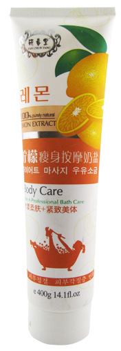 自主品牌 研春堂檸檬瘦身按摩奶鹽 400g 沐浴鹽 廠傢批發工廠,批發,進口,代購