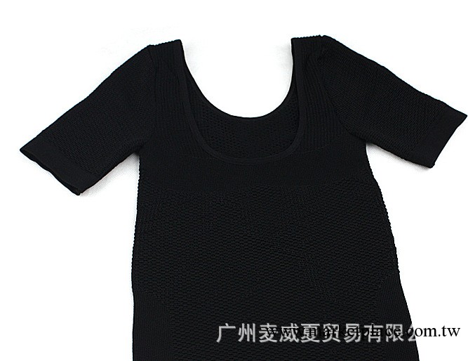 凹凸紋托胸燃脂短袖瘦身衣美體衣塑身衣工廠,批發,進口,代購