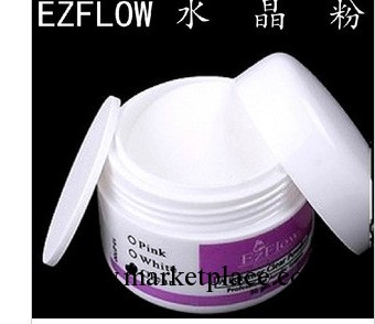 供應美甲水晶粉/美國EZFlOW 水晶粉 粉色 白色 透明色 30G/瓶工廠,批發,進口,代購