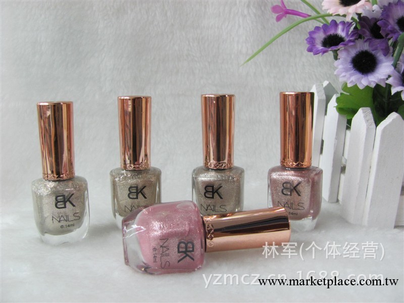 BK2013年新款正品金屬指甲油 8918A 20色 14毫升環保配方大量批發工廠,批發,進口,代購