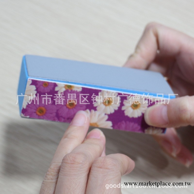 地攤熱賣品廠傢直銷 eva指甲銼 指甲銼雙面 磨砂條修甲 指甲銼工廠,批發,進口,代購