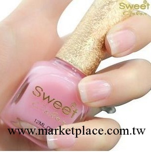 正品指甲油批發 SweetColor 加鈣底油12ml 【公主粉】工廠,批發,進口,代購