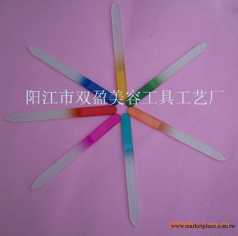 供應各種規格、款式玻璃指甲銼，腐蝕玻璃銼，永久性玻璃銼工廠,批發,進口,代購