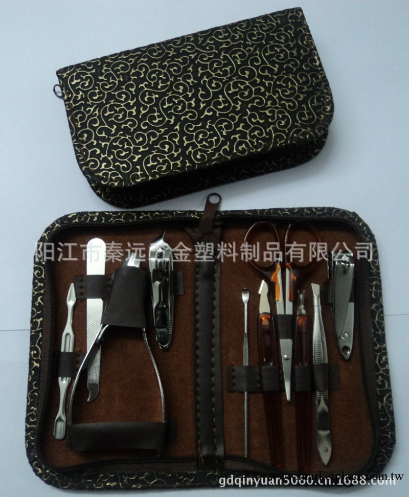 金龍10件套修甲工具套裝/金龍紋美甲套裝10件套/金龍紋火車禮品工廠,批發,進口,代購