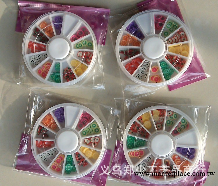 美甲飾品  美甲套裝 水果軟陶片   軟陶指甲貼工廠,批發,進口,代購