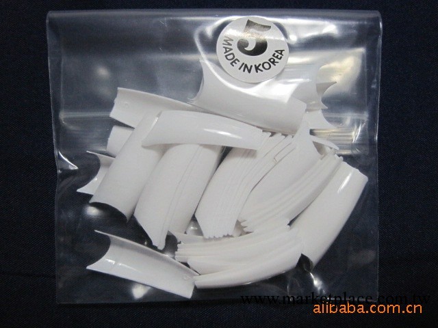 美甲法式甲片 500片法式甲片  白色法式甲片 假指甲片工廠,批發,進口,代購