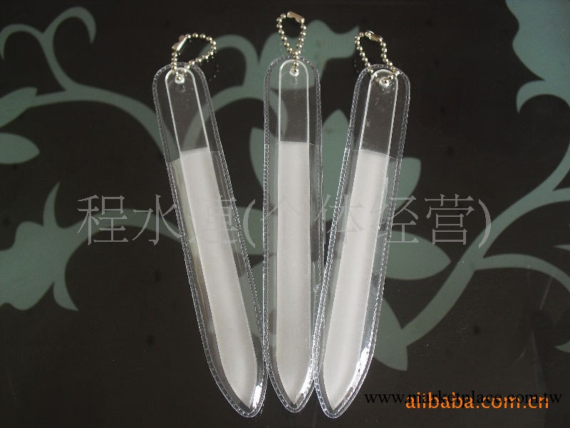 供應珠鏈玻璃指甲銼,打吼玻璃挫,美容美甲用品批發工廠,批發,進口,代購