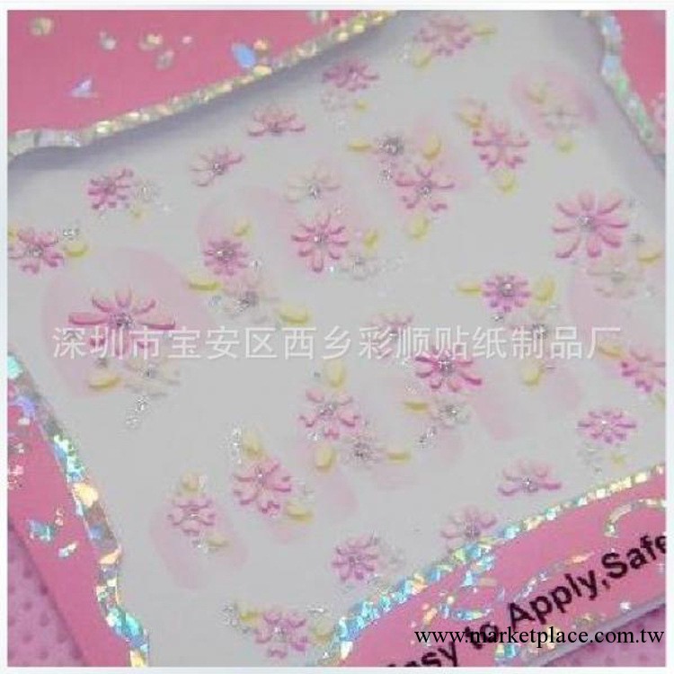 指甲貼廠傢供應時尚3D指甲貼花 韓版指甲貼工廠,批發,進口,代購