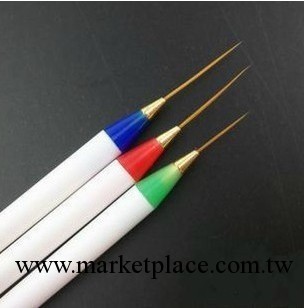 美甲拉線筆 彩繪筆 線條筆 畫直線 描線筆 專用點花筆套裝 三支裝工廠,批發,進口,代購