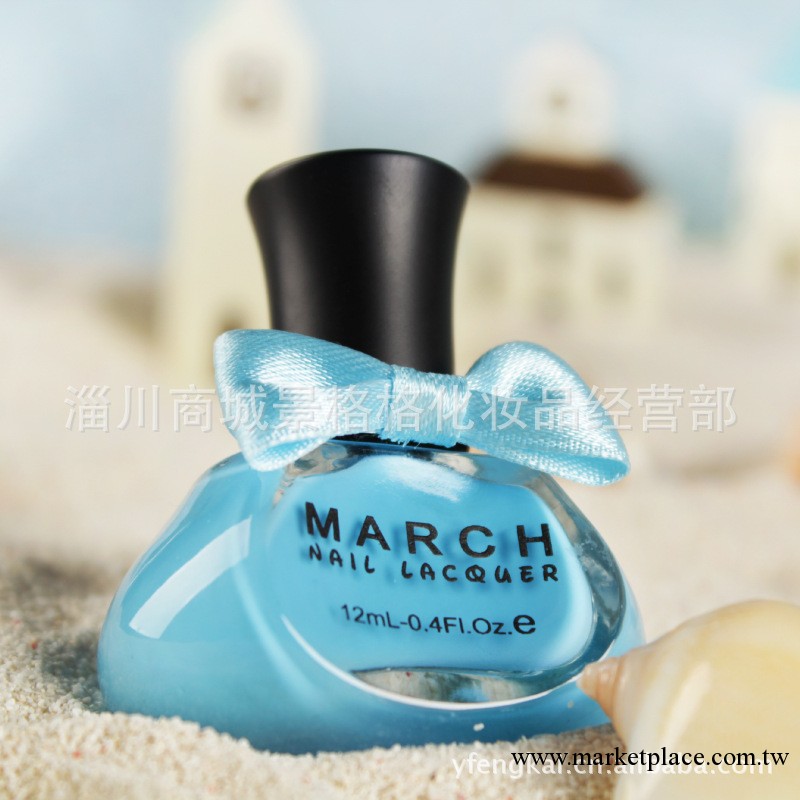 正品MARCH叁月 MISS萌系列12色 美甲漆光糖果環保指甲油一件代發工廠,批發,進口,代購