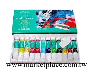 特價 【正品】 benly 美甲彩繪 指甲畫花丙稀顏料 12色12ML套裝工廠,批發,進口,代購