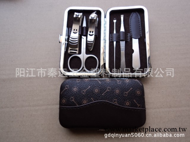 6件套不銹鋼修甲套裝/6件套笑臉指甲套裝/6件套美甲修甲美容套裝工廠,批發,進口,代購