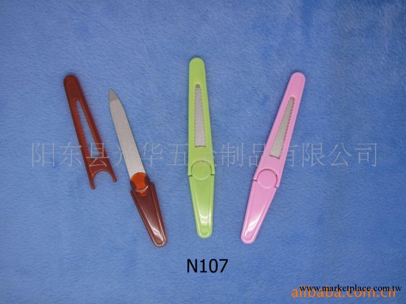 供應廠傢直銷塑料柄指甲銼 美容美甲供應塑料柄指甲銼工廠,批發,進口,代購