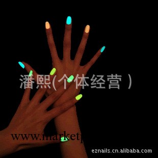 夜光甲油 夜光指甲油 夜色系列12色 變色熒光美甲工廠,批發,進口,代購