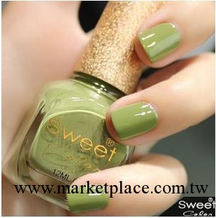 正品化妝品批發 【284#苔綠】Sweet Color 指甲油 12ml工廠,批發,進口,代購