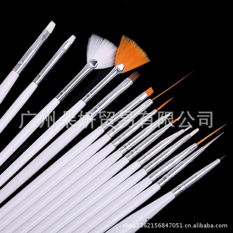 美甲用品批發 100%正品 美甲拉線筆/美甲彩繪筆15支套裝/畫花筆工廠,批發,進口,代購
