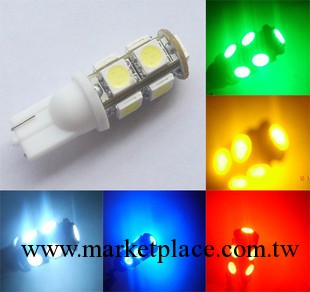 廠傢直銷 汽車LED(T10-9SMD 5050) 用於示寬燈/閱讀燈/儀表燈等工廠,批發,進口,代購