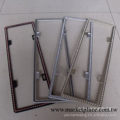 汽車帶鉆車牌架 流星雨車牌架不銹鋼車牌架工廠,批發,進口,代購