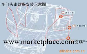 供應汽車密封條(圖)，一流品質，服務周到工廠,批發,進口,代購