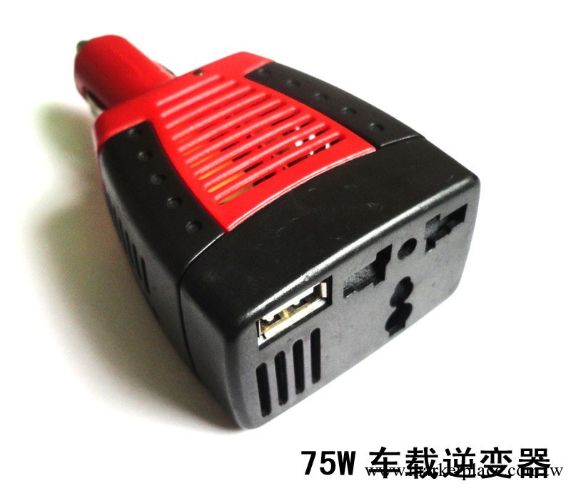12V 75W USB車載逆變器 手機充電器 汽車逆變電源 筆記本車用電源工廠,批發,進口,代購