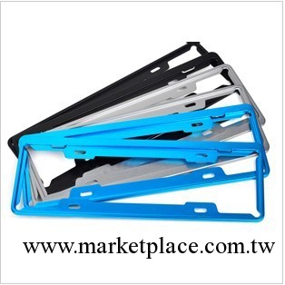 優質鋁合金車牌架 新交規 不銹鋼汽車牌照架 車牌框 牌照工廠,批發,進口,代購