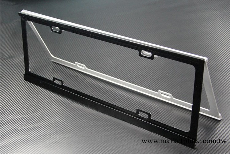 聚優美 鎂合金牌照框 汽車車牌框 不可拆卸牌照架 新交規車牌架工廠,批發,進口,代購