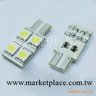 創億熱賣T10-5050-4SMD LED汽車閱讀燈 LED車門燈 LED後備箱燈工廠,批發,進口,代購