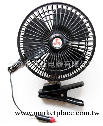 新款8寸全塑汽車風扇 全封閉汽車風扇 帶夾子汽車風扇 汽車風扇工廠,批發,進口,代購