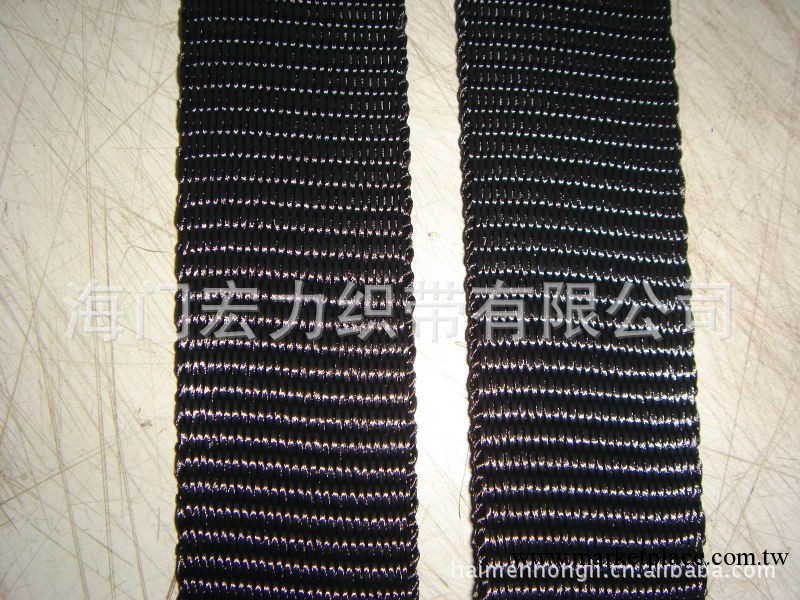 專業生產各種優質 黑色 滌綸織帶 汽車安全帶  江蘇海門織帶工廠,批發,進口,代購