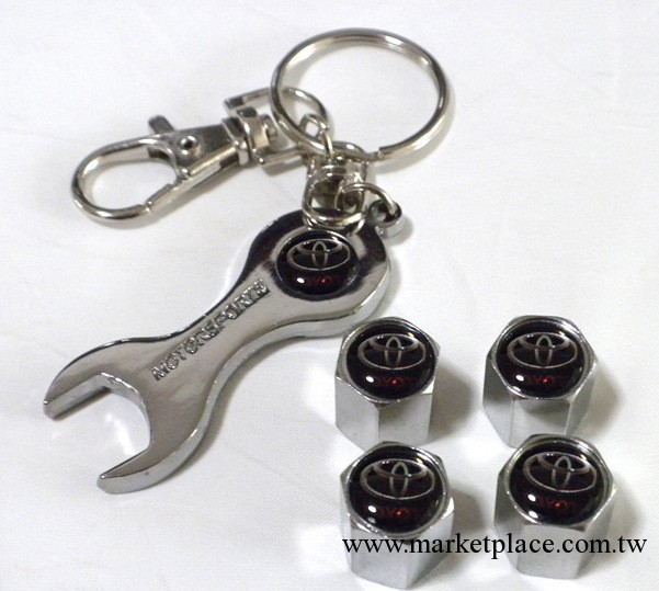 汽車輪轂汽門嘴 合金氣門嘴 豐田氣門嘴蓋 氣門嘴帽 帶板手工廠,批發,進口,代購