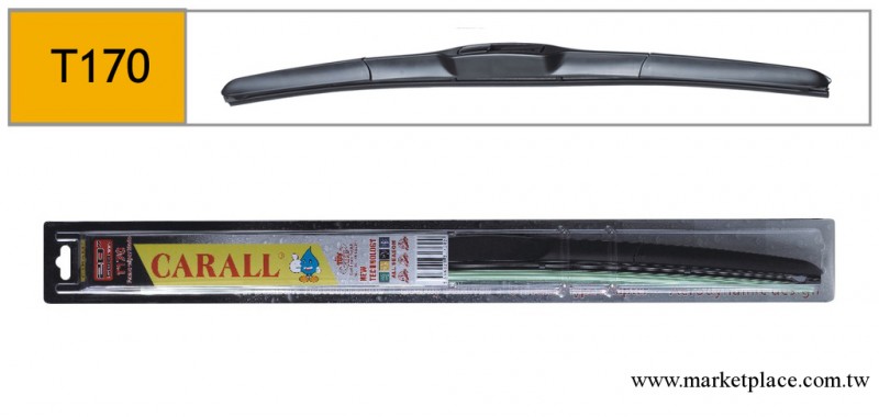 供應卡兒 CARALL T170 汽車三節有骨無骨結合雨刷 雨刮片批發・進口・工廠・代買・代購