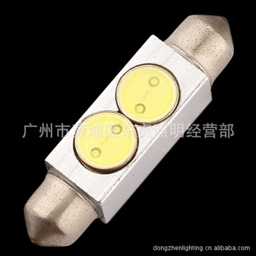 雙尖大功率 2頭2LED 汽車燈 41MM 2SMD 閱讀燈 牌照燈 車門燈批發・進口・工廠・代買・代購