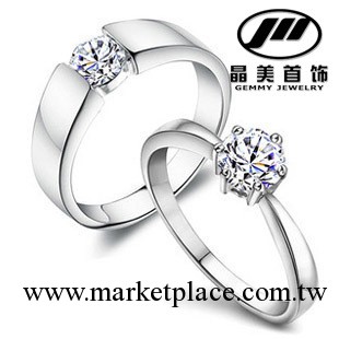 純銀批發戒指批發 925純銀情侶經典男士戒指 結婚必備鍍白金首飾工廠,批發,進口,代購