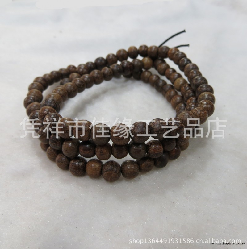 低價批發 越南沉香 虎皮沉 6/8mm×108顆 長手串 佛珠工廠,批發,進口,代購