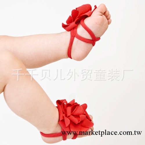 批發嬰兒腳環/腳花Baby Sandals /baby shoes flowers工廠,批發,進口,代購