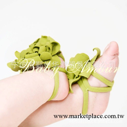 Baby barefoot sandals wholesale 寶寶赤腳涼鞋腳花批發工廠,批發,進口,代購