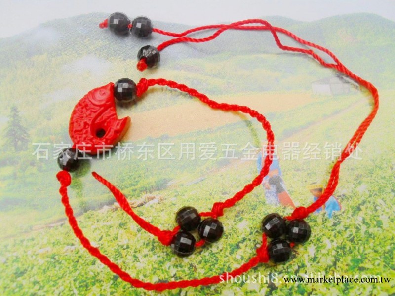 小額批發混批漆雕腳鏈批發紅繩編織本命年飾品小魚本命年飾品工廠,批發,進口,代購