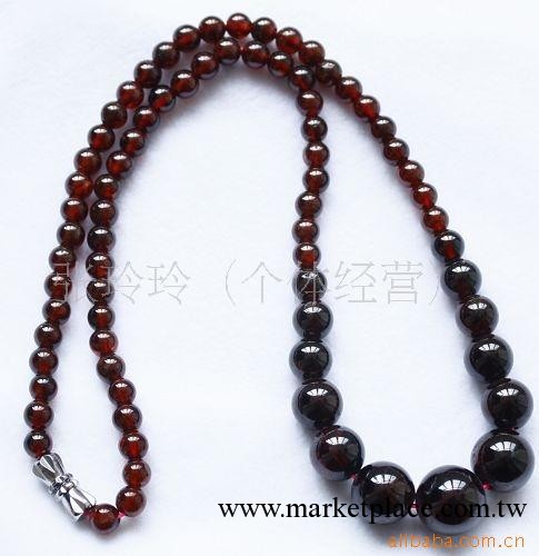 小額批發天然酒紅石榴石順珠項鏈 天然水晶 禮品工廠,批發,進口,代購