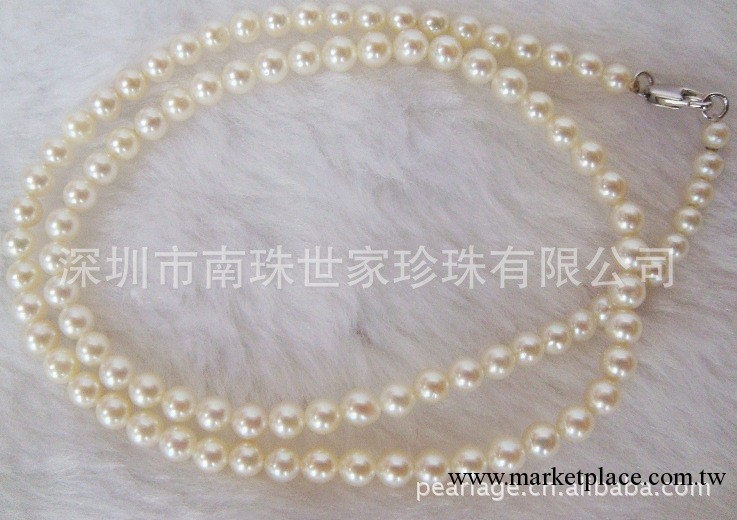 批發精致天然珍珠飾品  精細北海南珠項鏈 5.0-5.5mm批發・進口・工廠・代買・代購