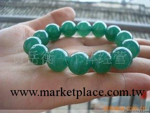 玉石手鏈批發 滿綠大號光珠手鏈圓珠手鏈 廠傢直銷工廠,批發,進口,代購
