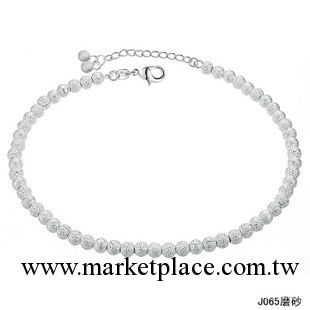 Silver Anklets 女士 可愛珍珠磨沙腳鏈 混批YZ065工廠,批發,進口,代購